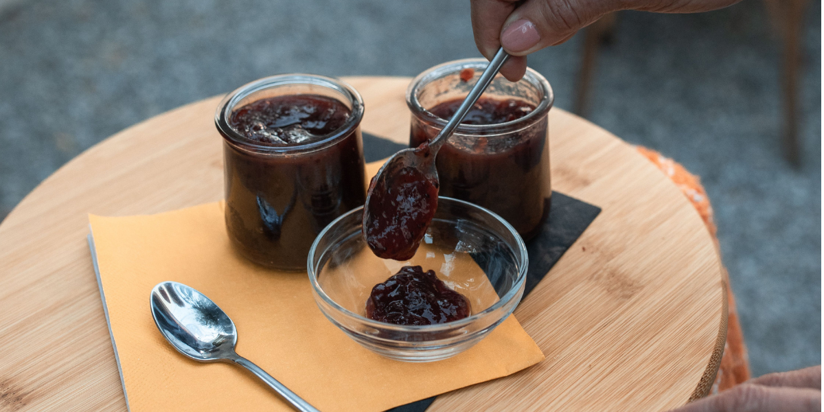 Apple and Blackberry Jam